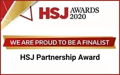 Thrilled to be announced as finalists in the 2020 HSJ Awards!
